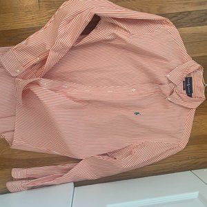 Long Sleeve Polo Ralph Lauren Dress Shirt - Orange